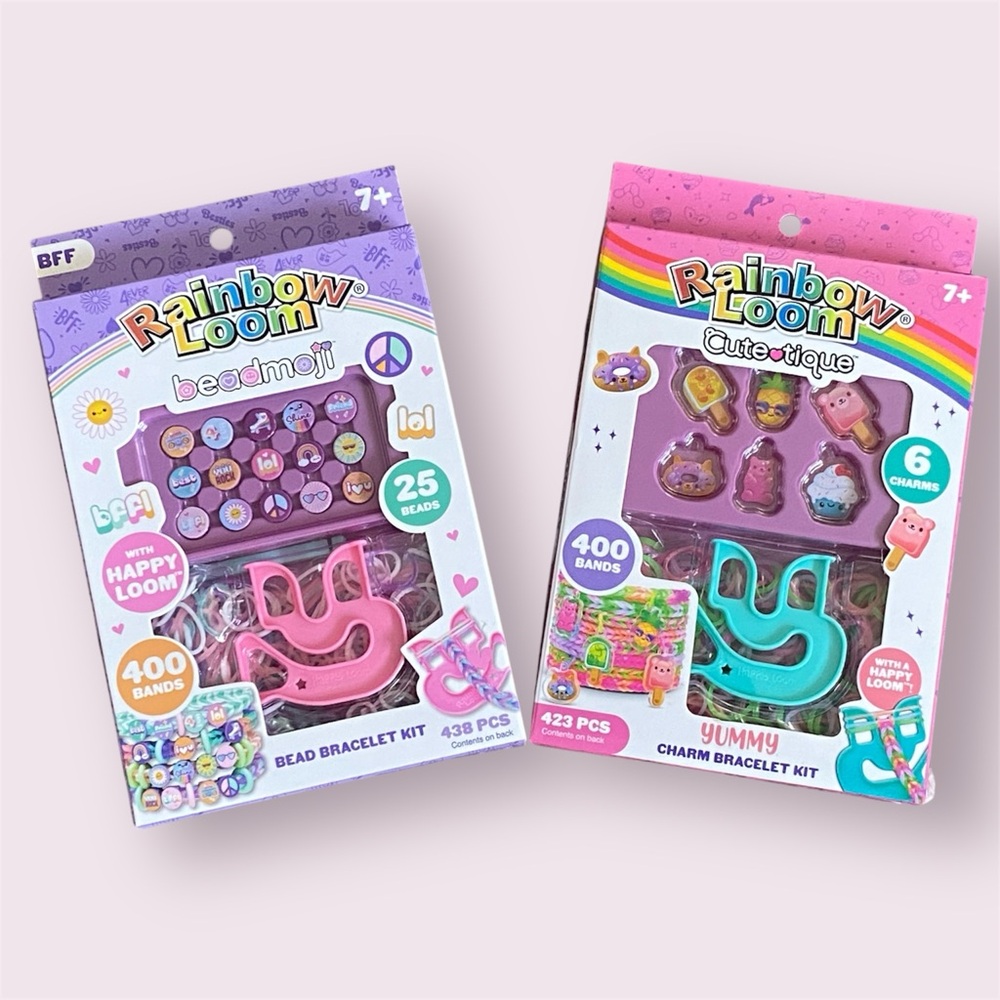 Rainbow Loom Beadmoji Bead & Charm Bracelet Kits